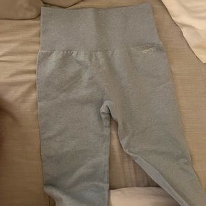 BO+TEE Unstoppable Seamless Full Length Leggings In Sky Blue